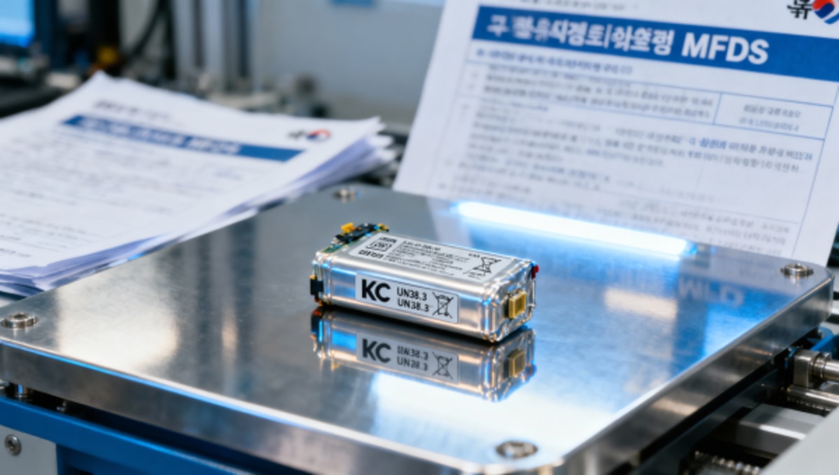 Korea MFDS Mandates Dual Certification for Beauty Device Lithium Cells