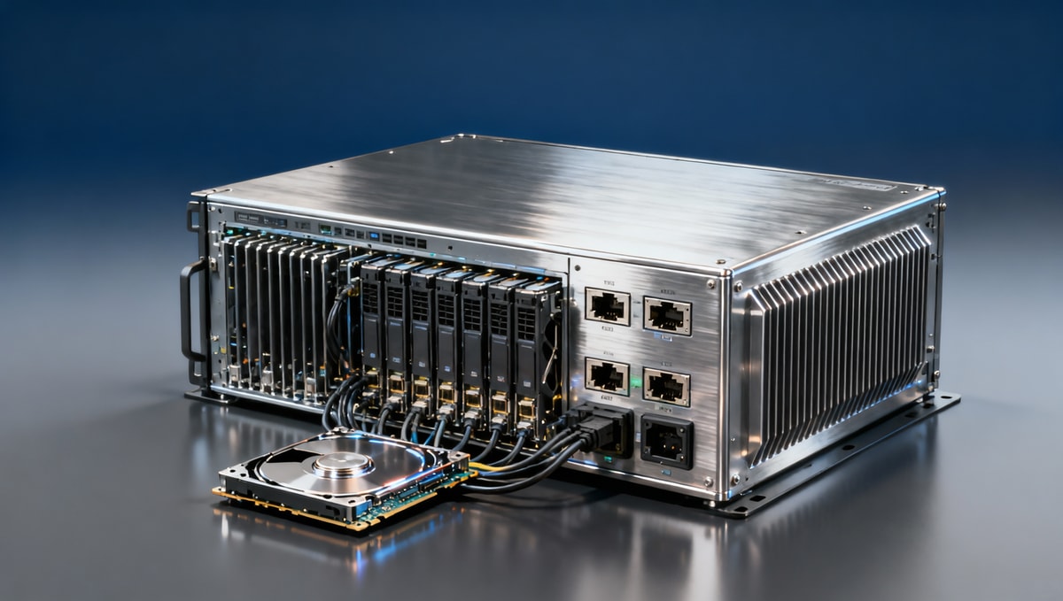 Can a network video recorder NVR support 64 IP cameras with AI motion analytics and retain 30 days of 4K footage on local storage?