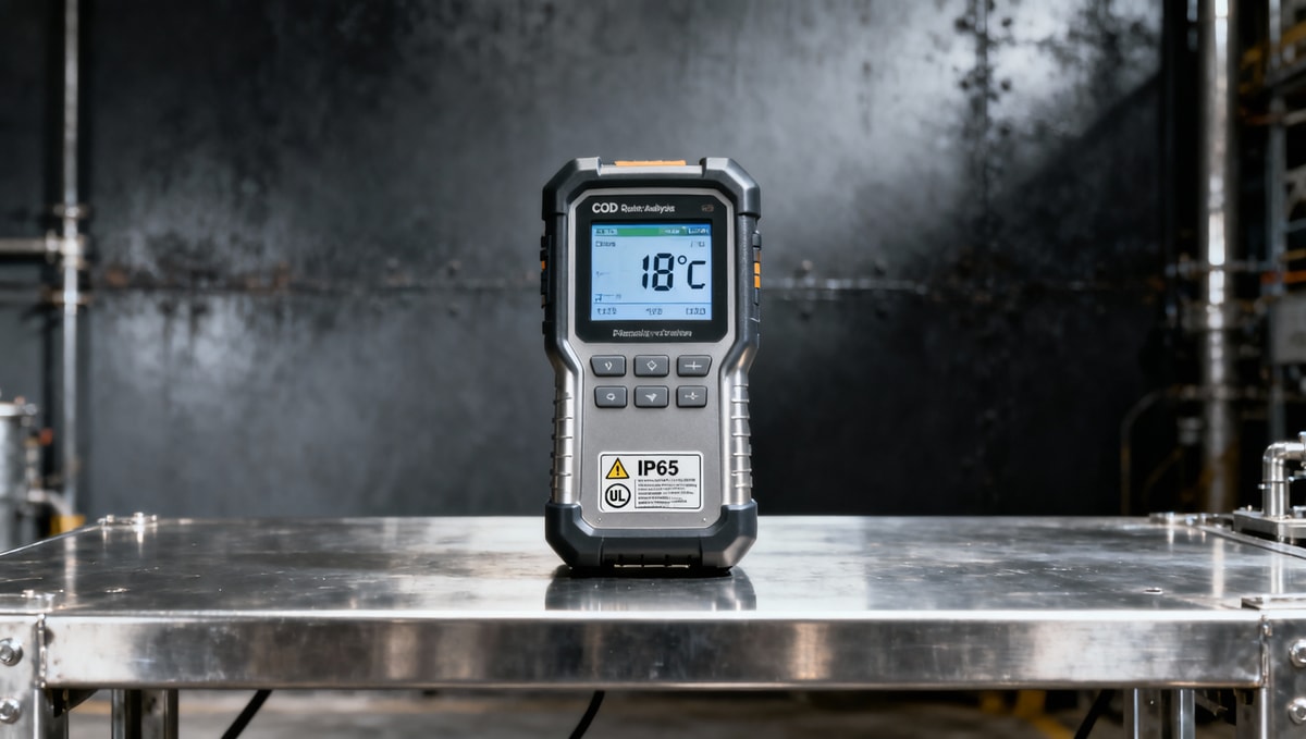 Portable water testing kits give consistent COD readings—until sample temperature drops below 18°C