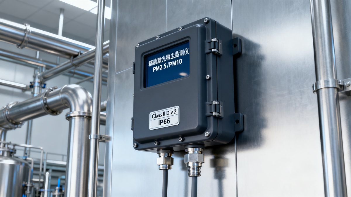 KC Certification Update: Industrial Laser Dust Meters Require Class II Div 2 Explosion-Proof Housing
