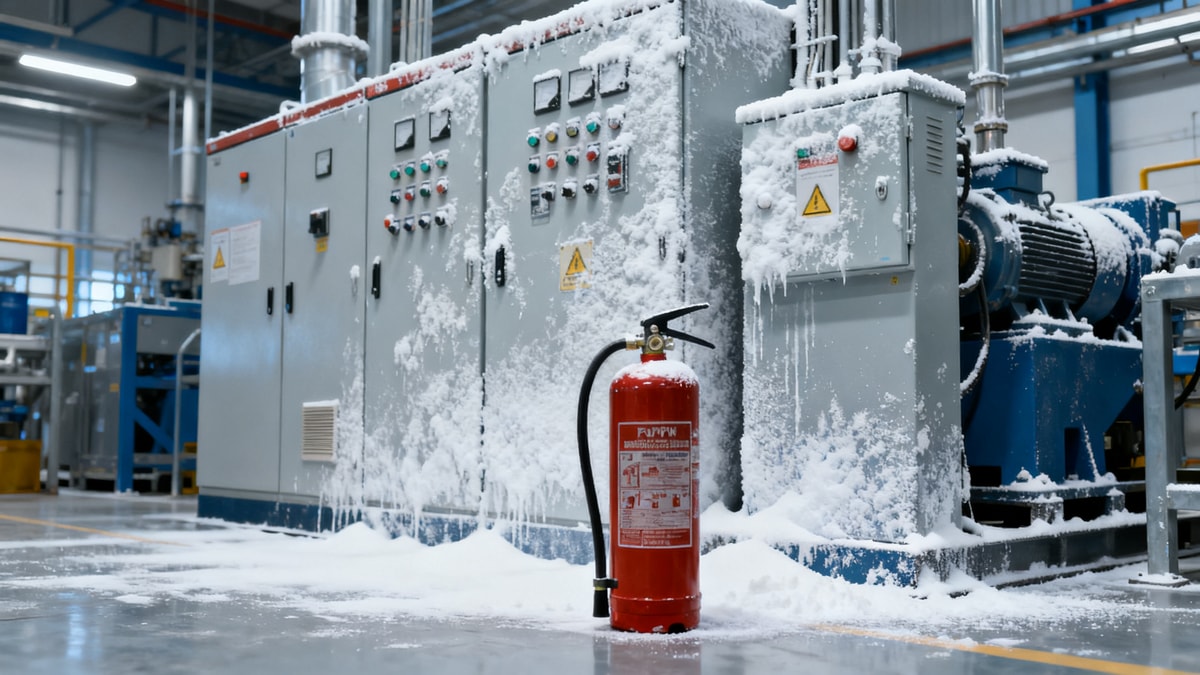 Dry chemical fire extinguishers and clean-up costs after discharge