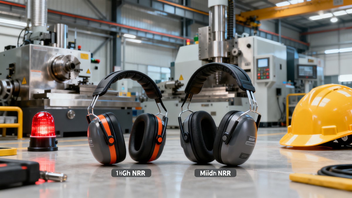 Ear muffs noise protection: when higher NRR is not always better