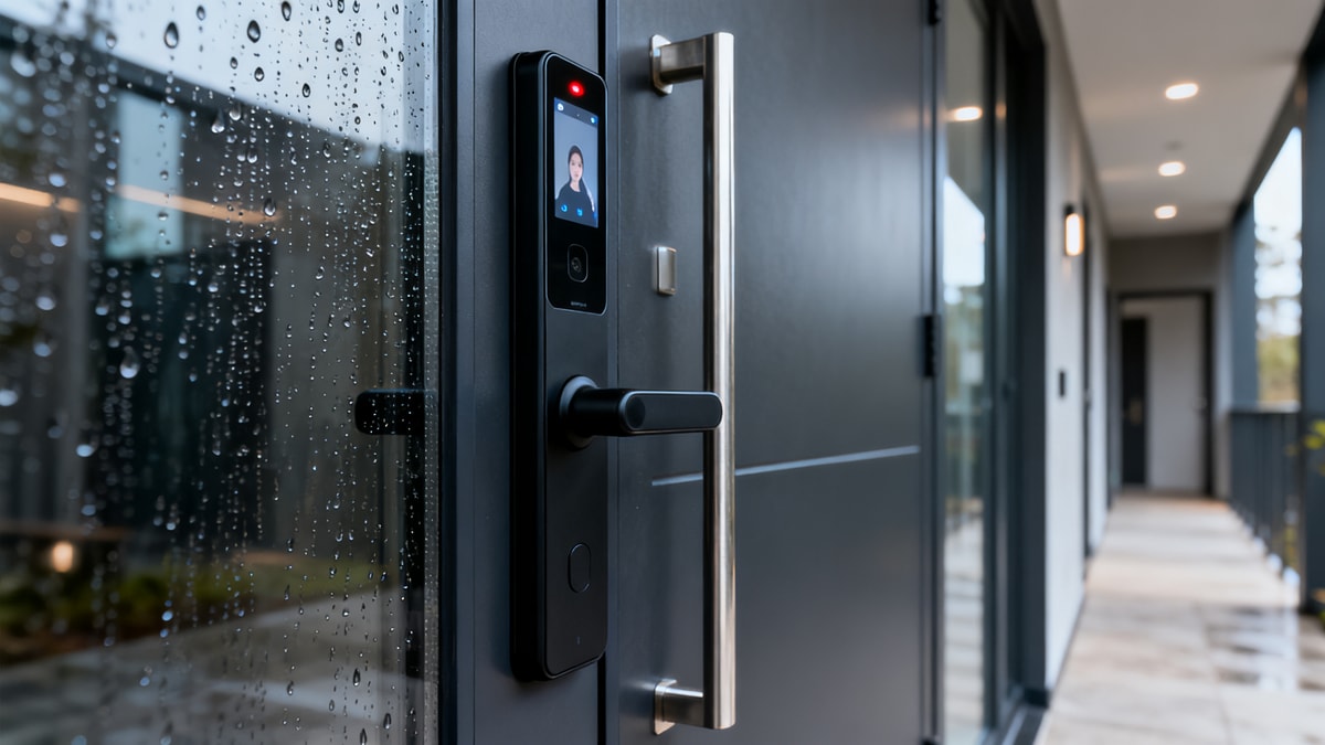 Facial recognition door lock accuracy drops in these common settings