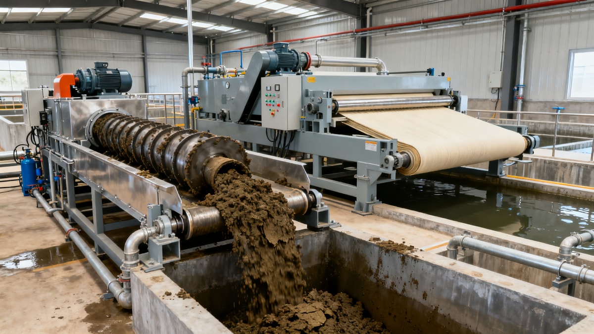 Screw Press Sludge Dehydrator or Belt Press for Wet Sludge?