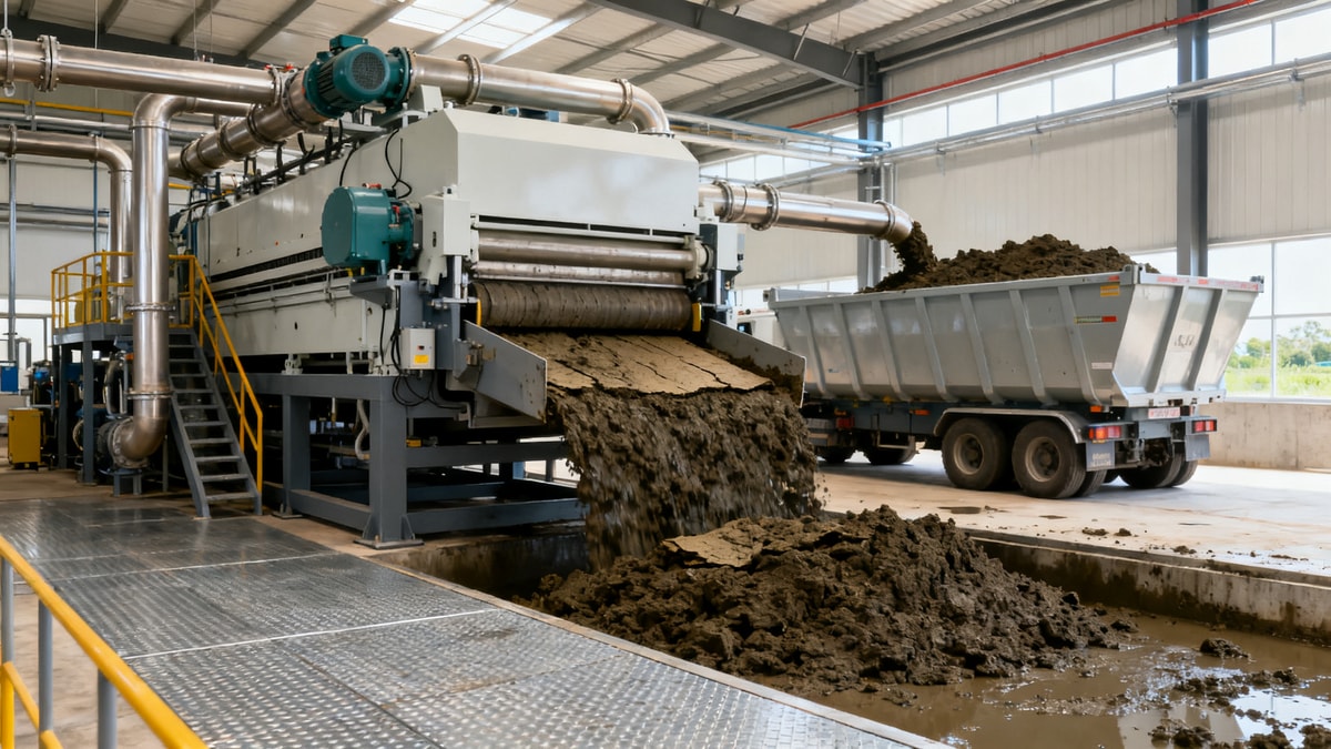How Sludge Dewatering Machine Choice Affects Disposal Fees