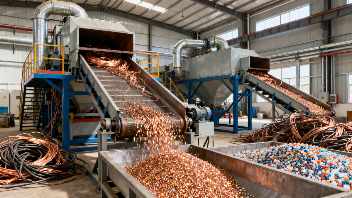 Copper Wire Granulator Output Depends on More Than Blade Speed