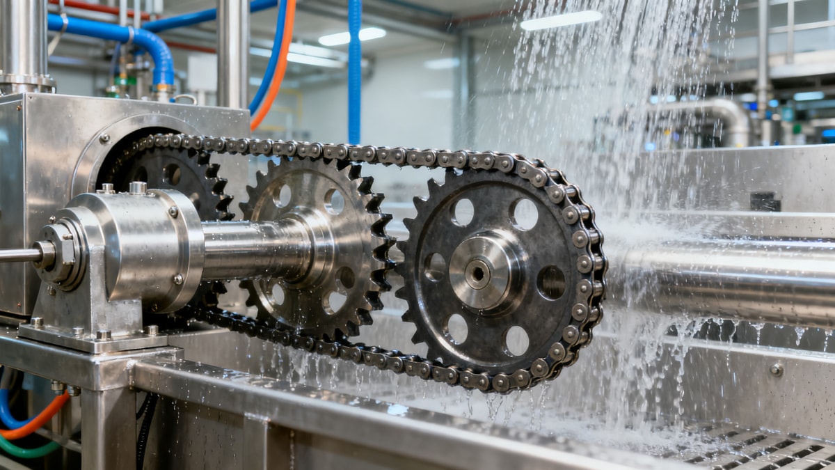 Stainless Steel Sprockets or Carbon Steel in Wet Lines?