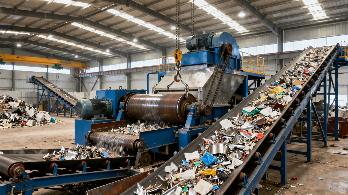 Magnetic Separator Machine Buying Traps in Mixed Scrap Lines