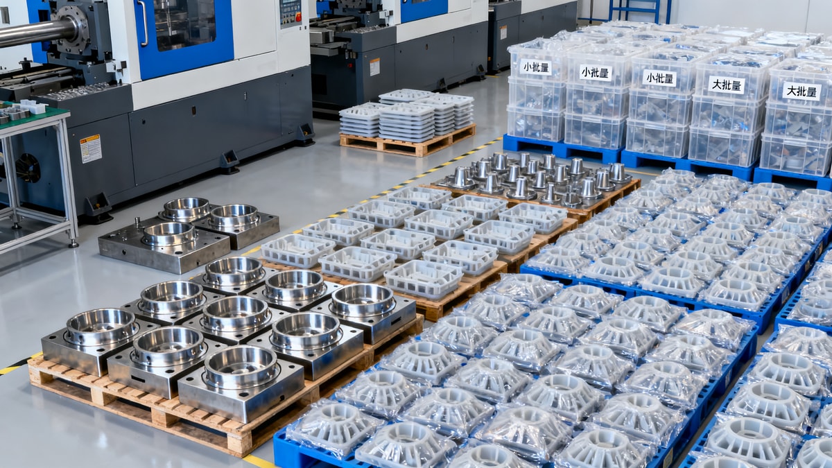 Why plastic injection molded parts price changes with volume
