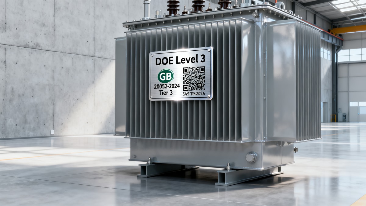 SASO Updates Industrial Transformer Labeling: Dual DOE Level 3 + SASO TES-2026 Required from May 2026
