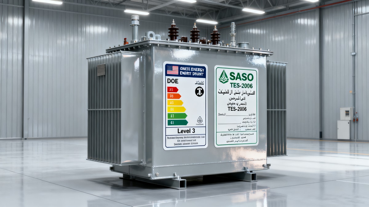 SASO Mandates Dual Energy Labels for Industrial Transformers in Saudi Arabia from May 2026