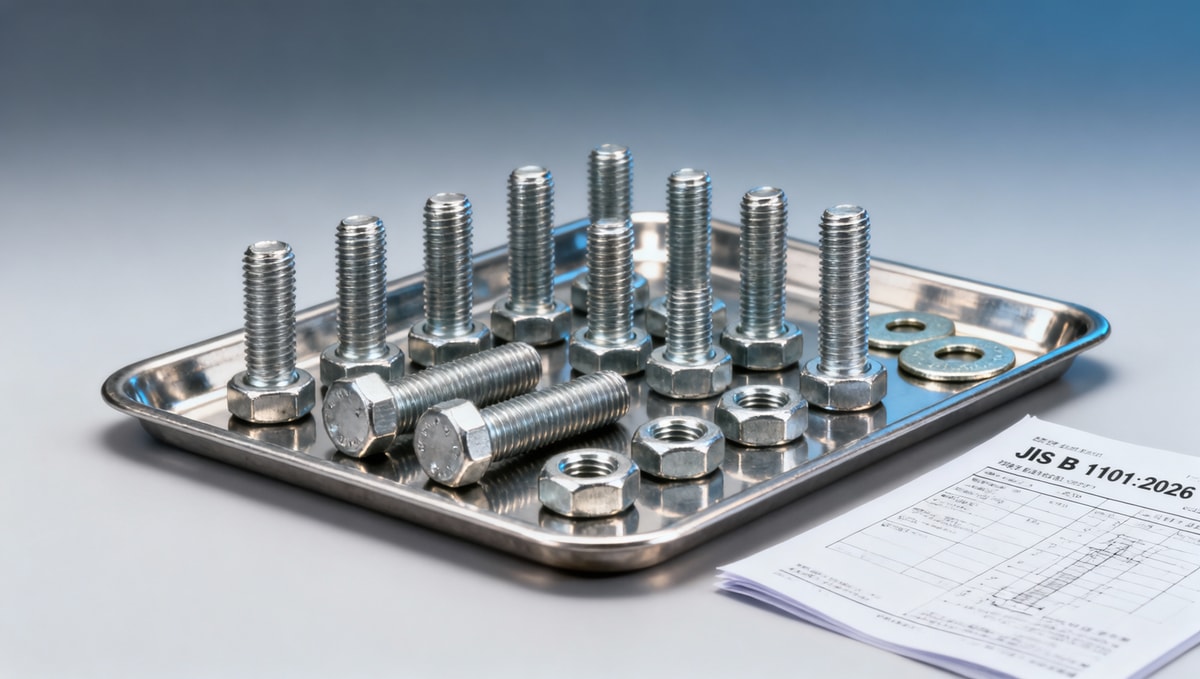 Japan's JIS B 1101:2026 Officially Released – Mandatory 'Chromium-Free Zinc-Aluminum Coating' Requirement for Fasteners, Chinese Exporters Must Complete Production Line Transition by October 2026
