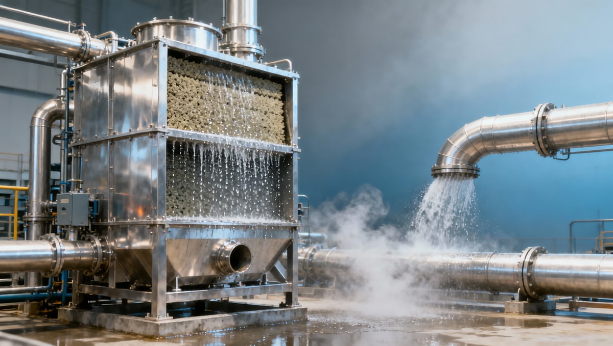 Pollution control scrubbers requiring more frequent media replacement than advertised