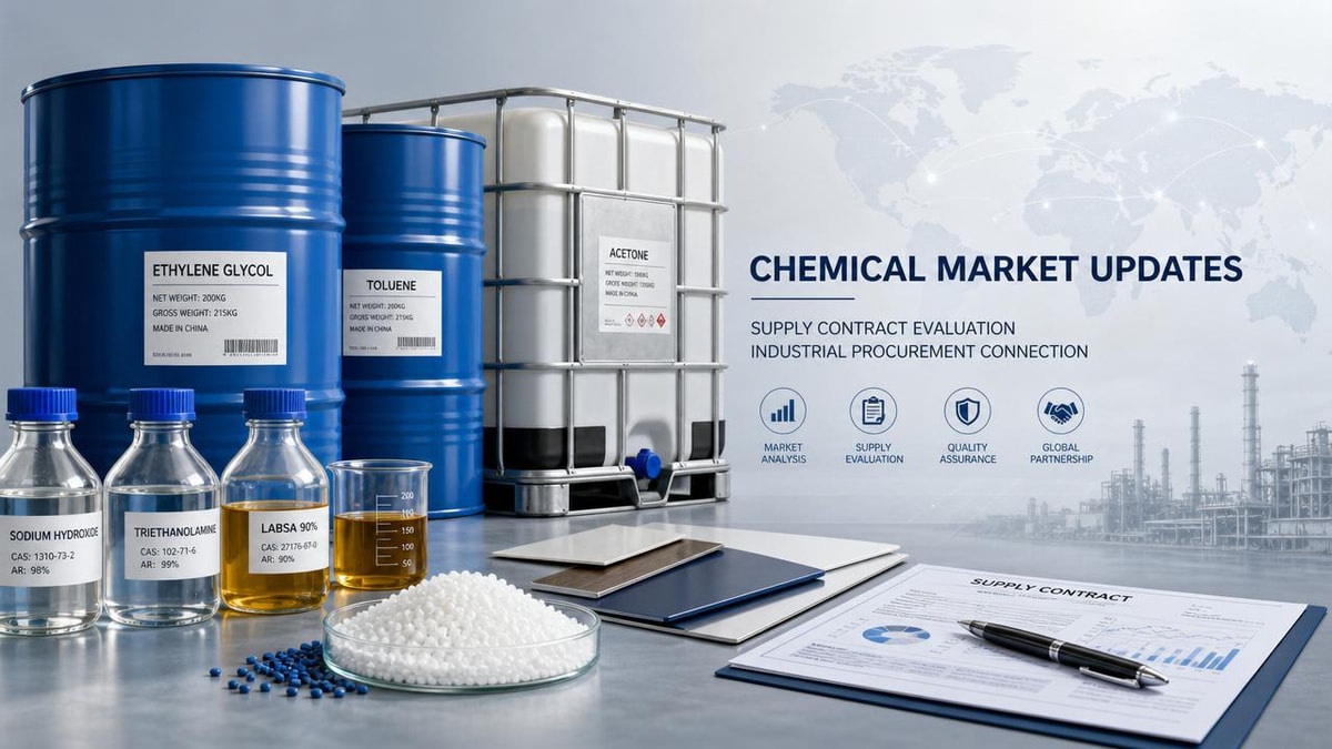 Chemical Market Updates to Watch Before Signing New Supply Contracts