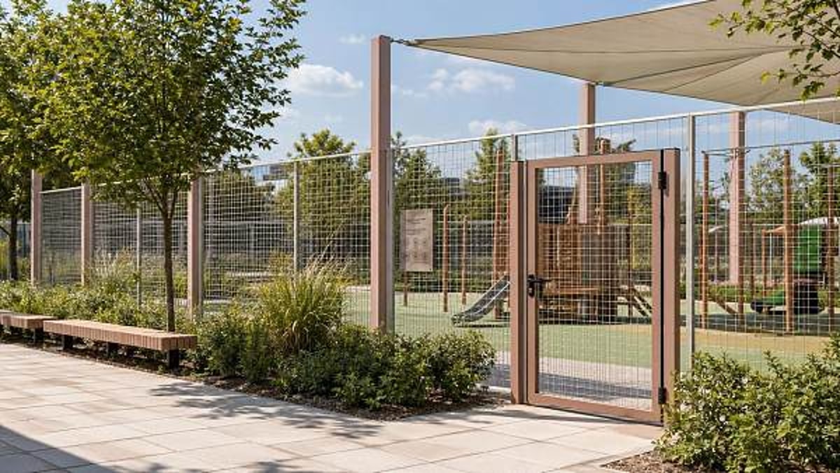How playground fencing affects safety without feeling restrictive