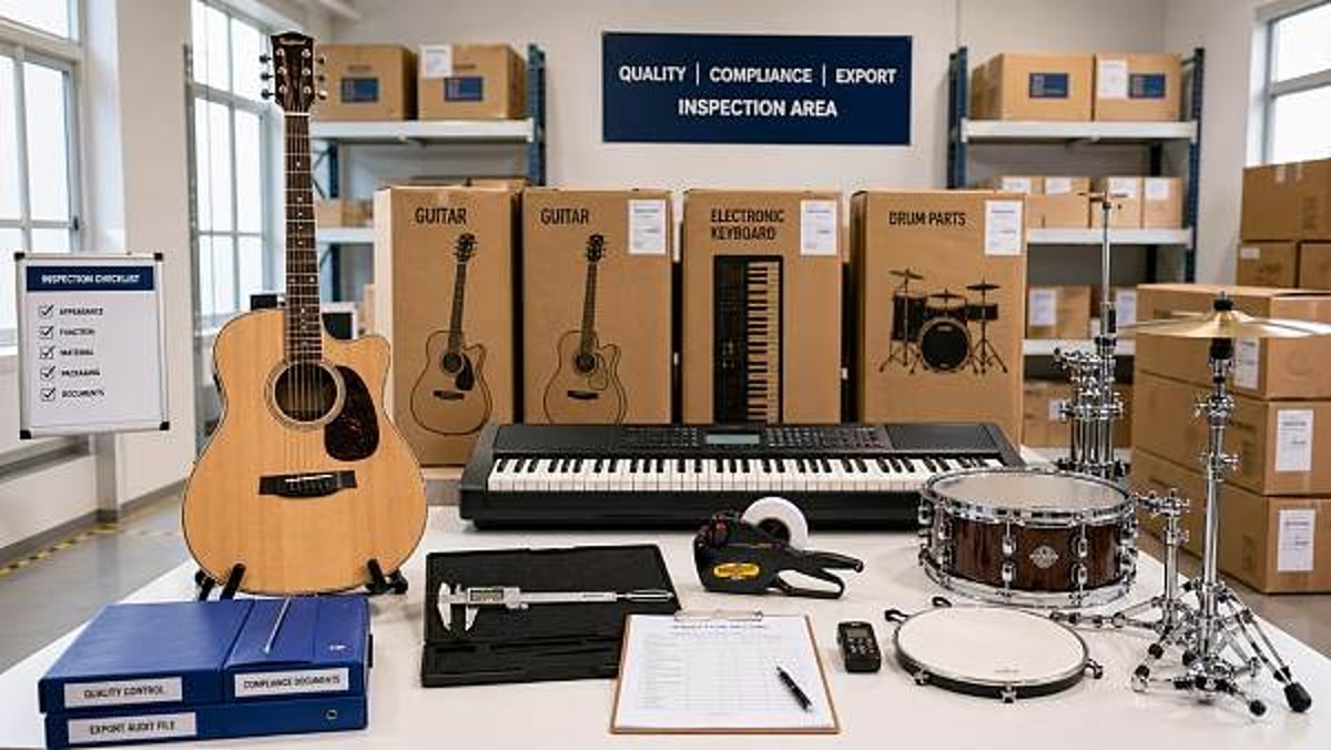 How to vet a musical instruments exporter before first orders