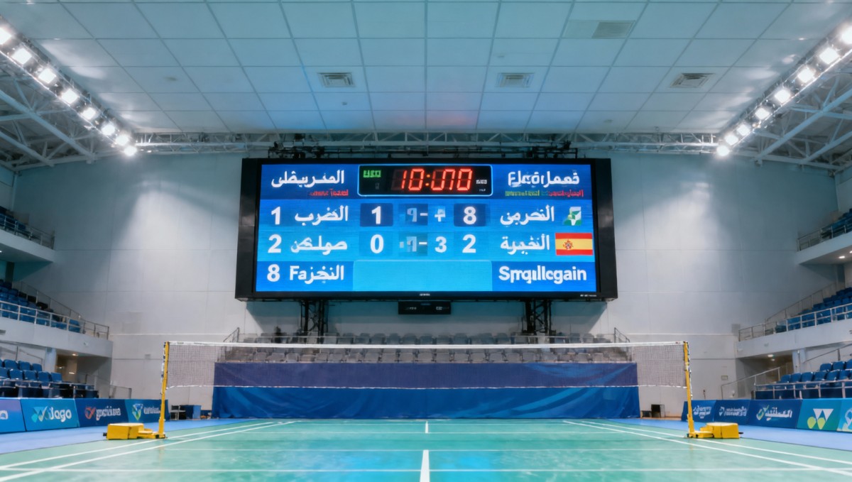 China's LED Scoreboard Passes BWF 2026 Standards at Thomas Cup