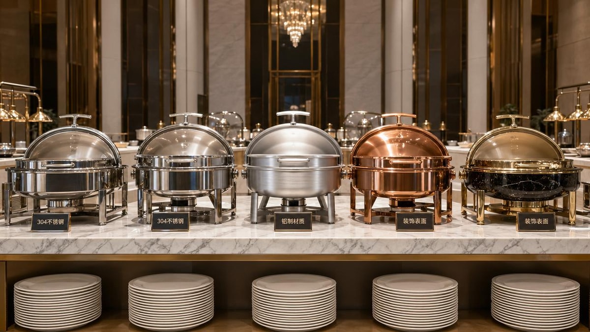 Buffet Chafing Dishes in Bulk: Which Materials Age Better