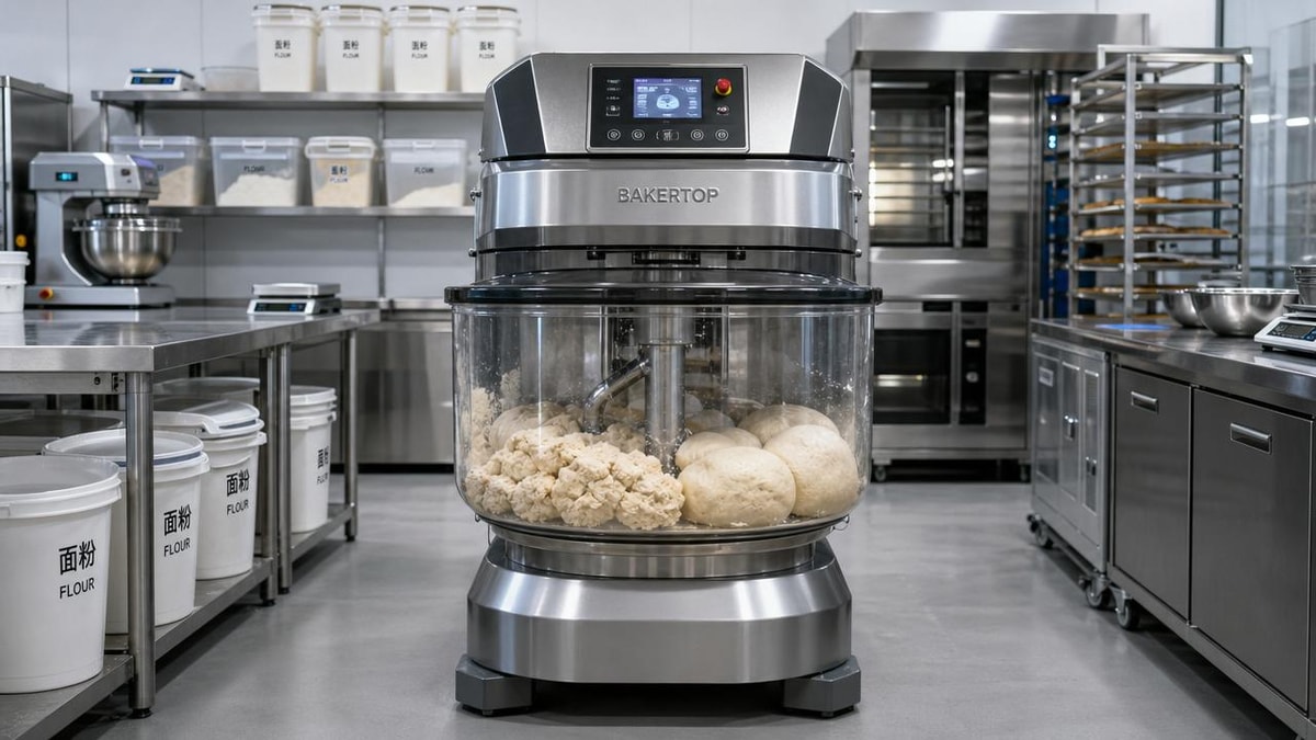 Bakery Dough Mixers Sized Right for Batch Consistency