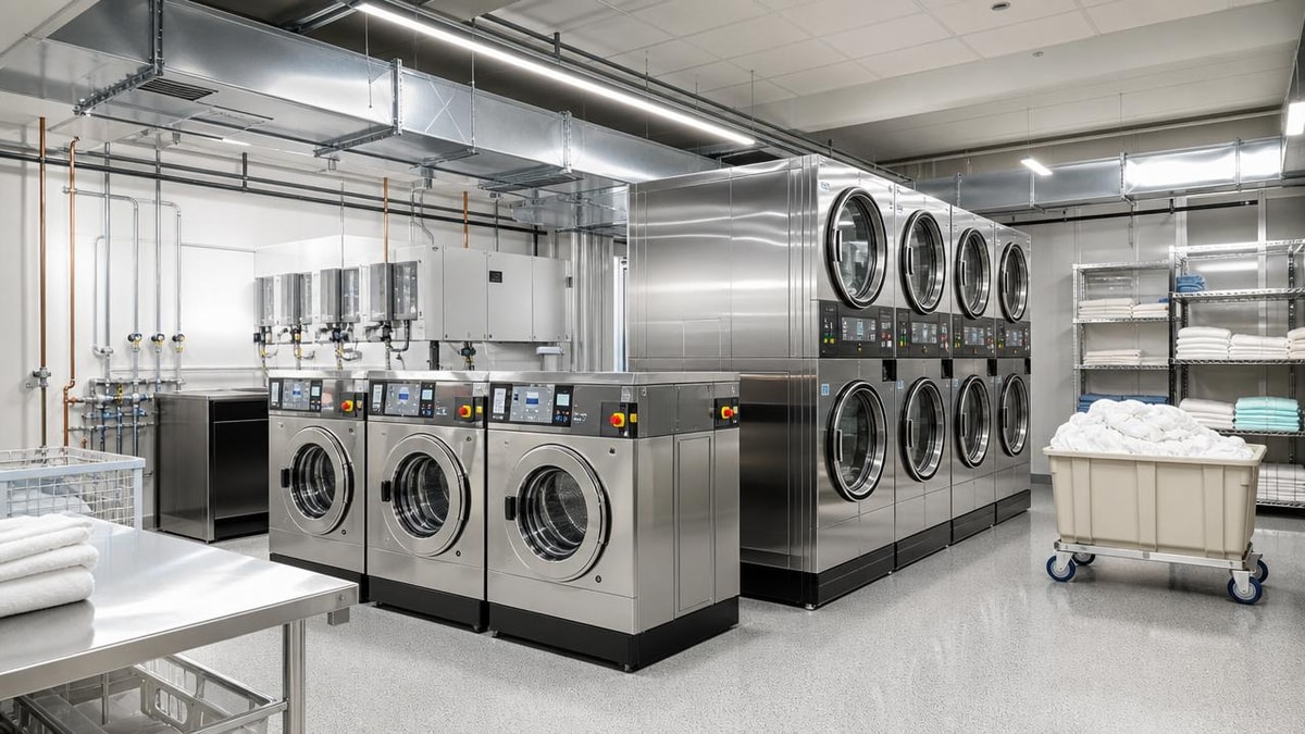 Commercial laundry equipment sizing mistakes that raise utility bills