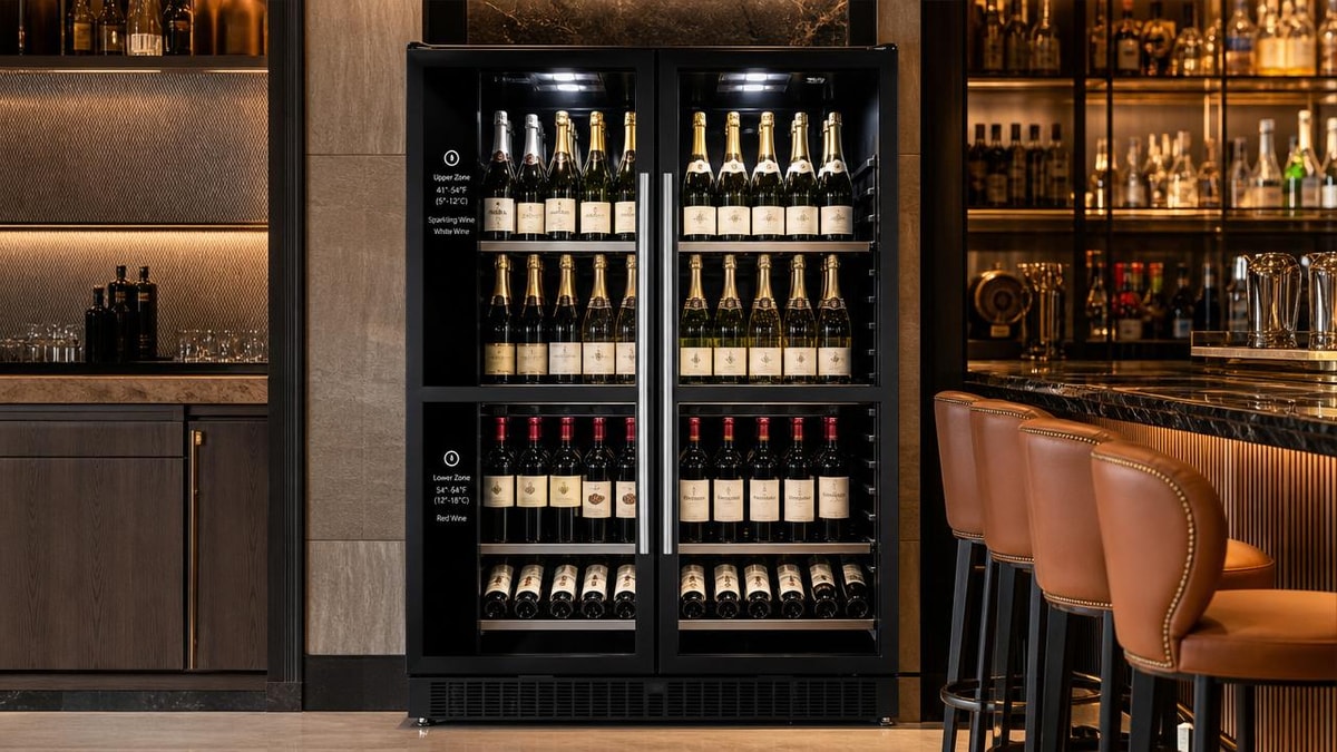 Commercial wine coolers with dual zones: when are they worth it?