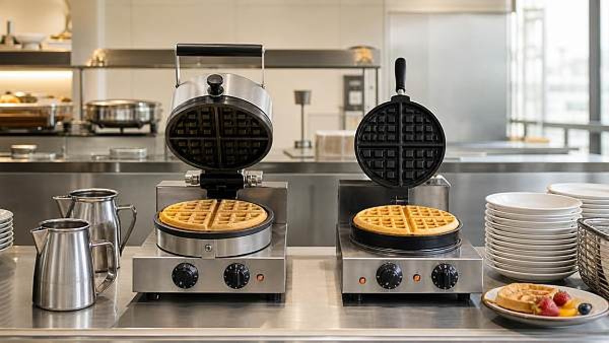 Commercial waffle makers: flip or fixed plate for busy breakfast service