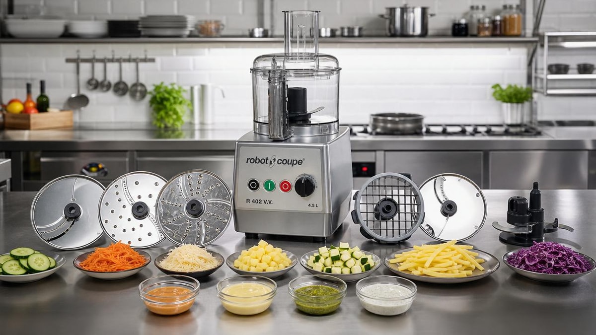Commercial food processors: the attachment issue many kitchens overlook