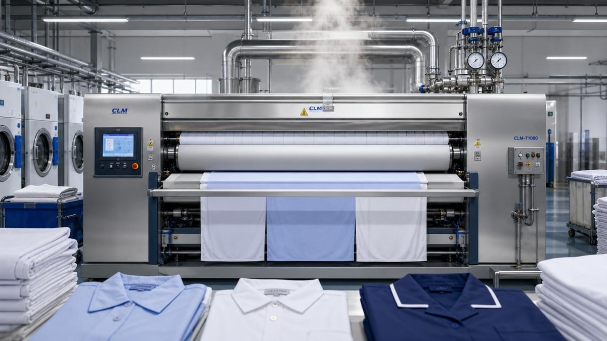 Industrial ironing machines: steam output is not the only thing to compare