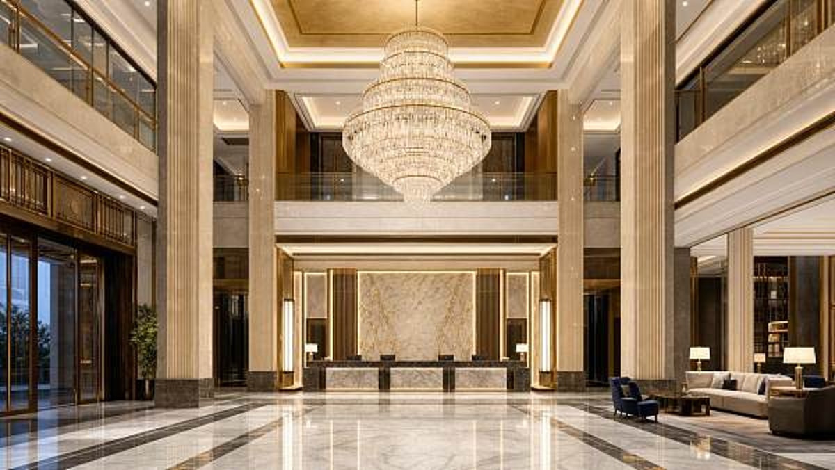 Hotel lobby chandeliers: how size mistakes affect the whole arrival experience