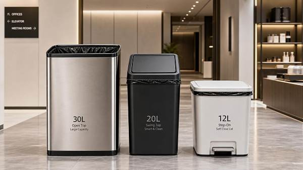Commercial trash cans: capacity, liners, and lid design all matter