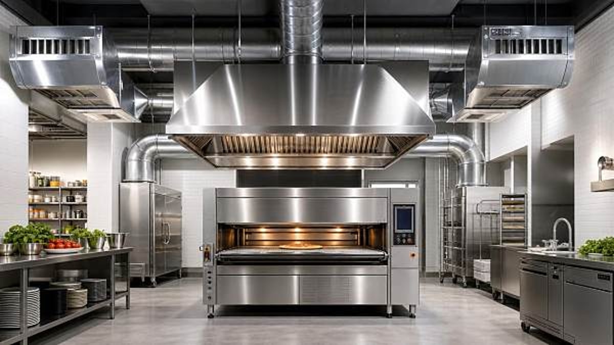 Commercial pizza ovens that save labor may cost more to vent
