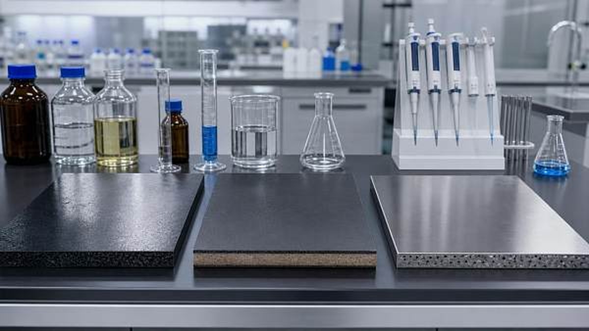 Chemical resistant lab tops: which materials hold up best