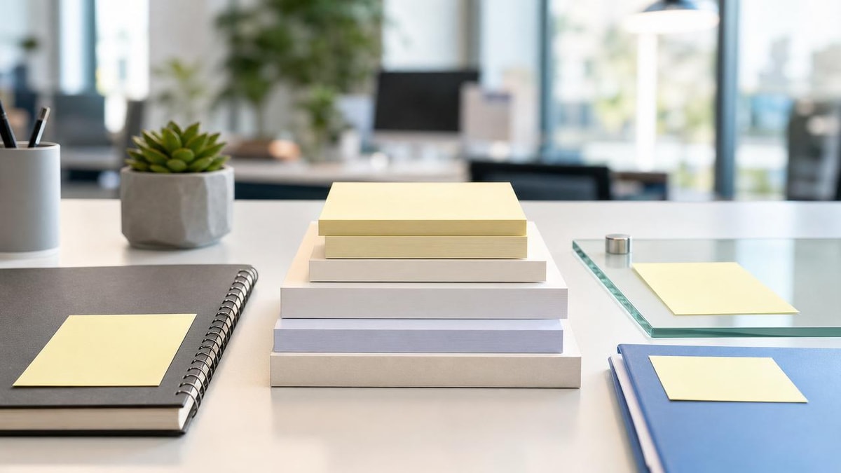 Wholesale sticky notes: which paper grades actually stay put