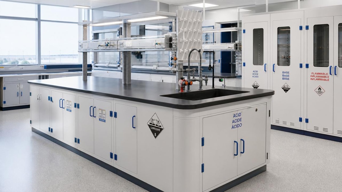 Science lab furniture: small design choices with big safety impact