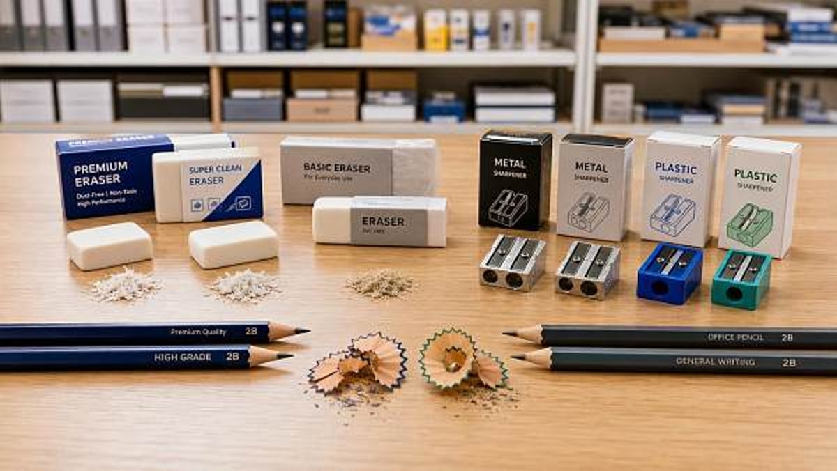Why wholesale erasers and sharpeners vary so much in quality