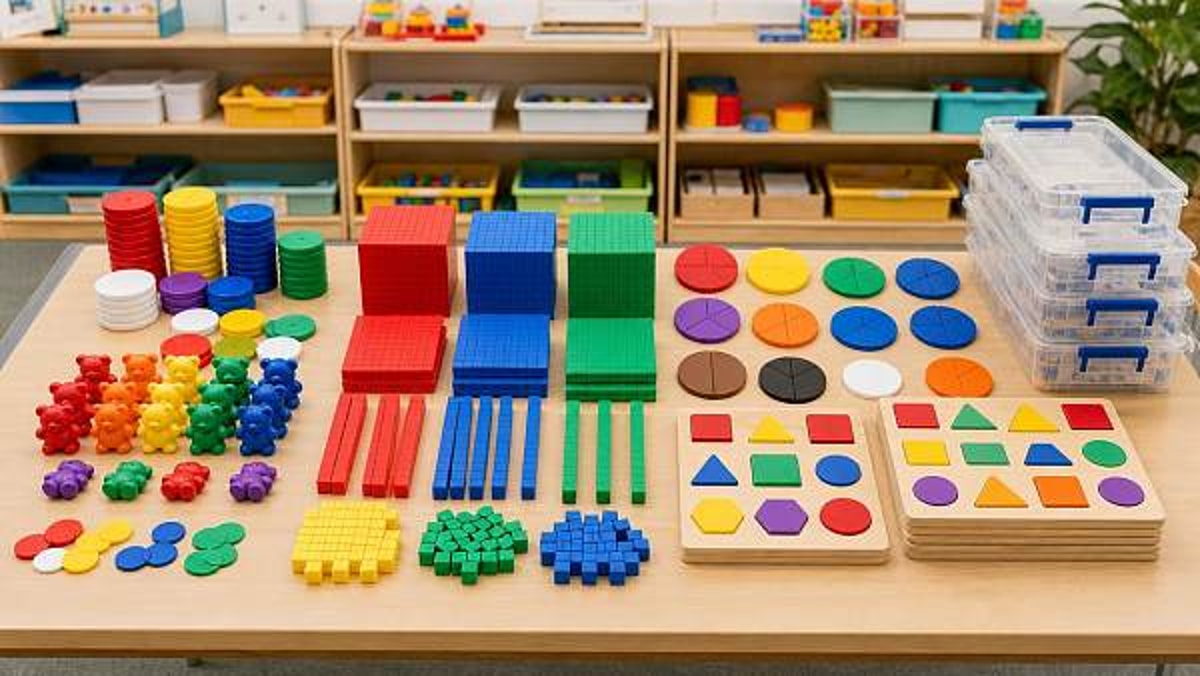 Math manipulatives bulk orders that support mixed-age classrooms