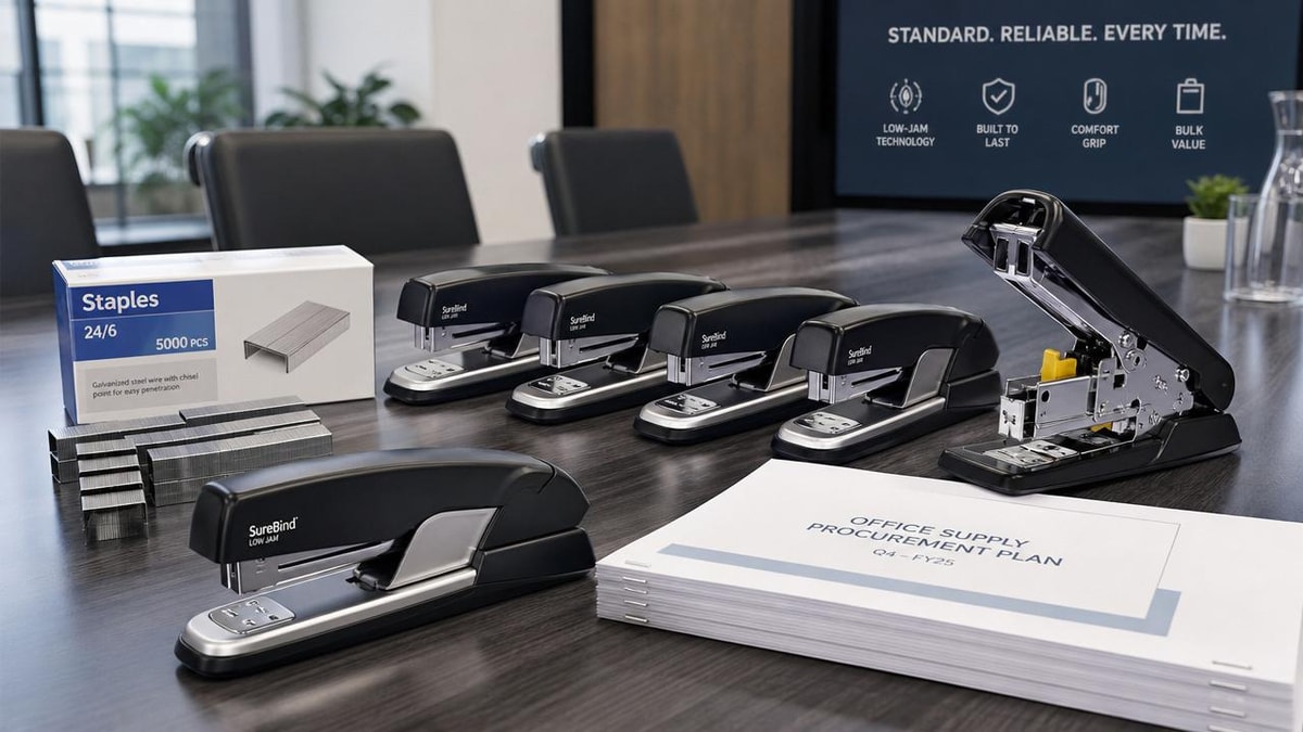 Office staplers bulk orders: why jam rates matter more than price
