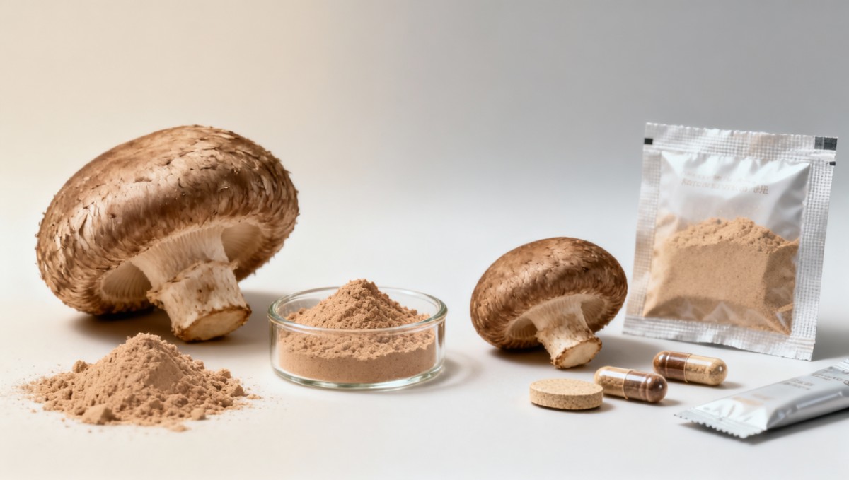 Is shiitake mushroom powder better than extract for daily product use?