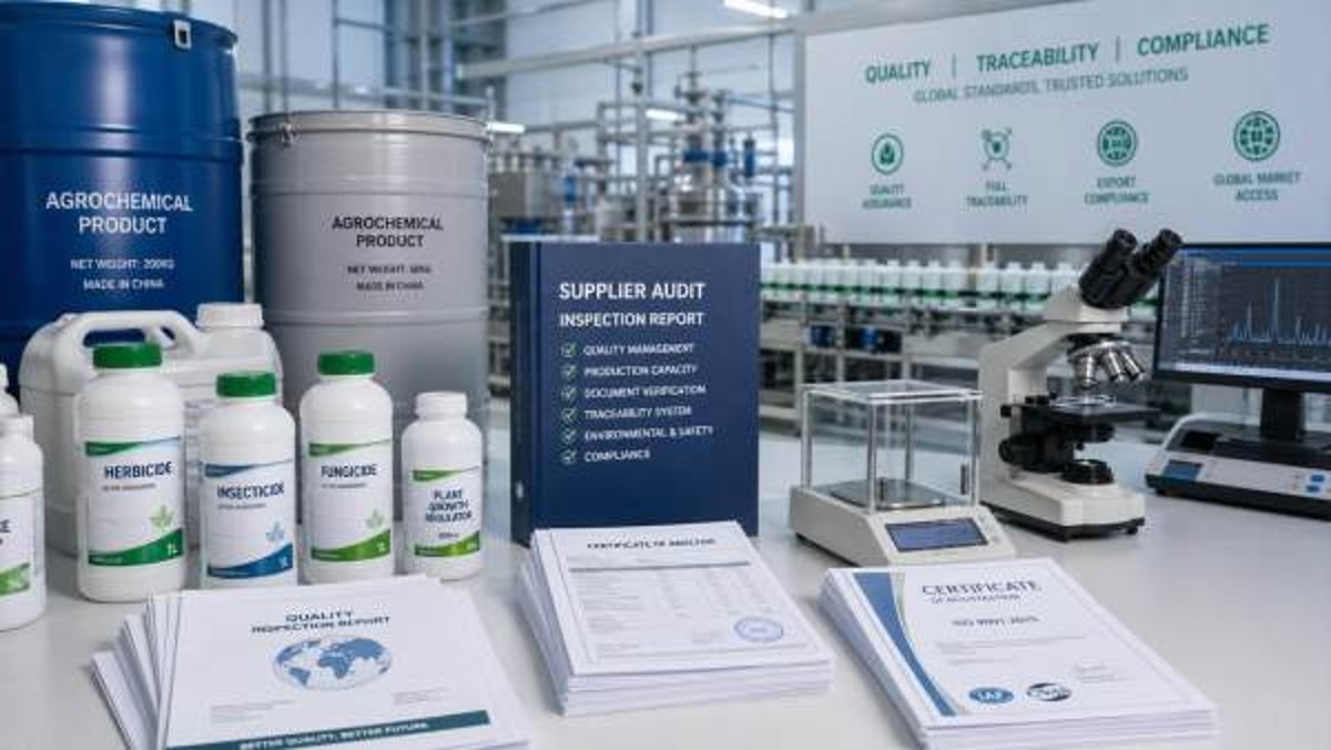 How to verify an agrochemicals manufacturer before ordering