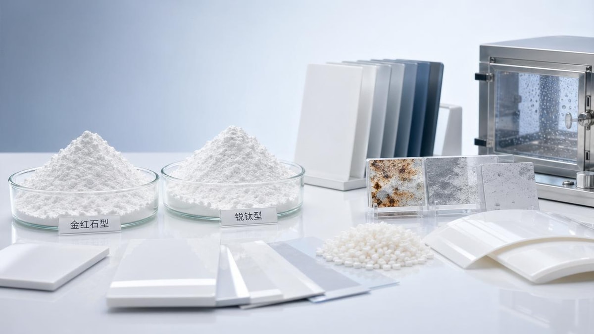 Rutile or anatase when titanium dioxide quality is on the line