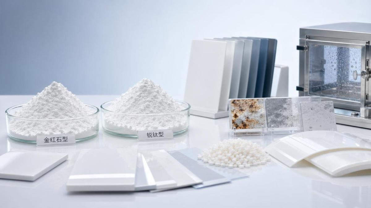 Rutile or anatase when titanium dioxide quality is on the line