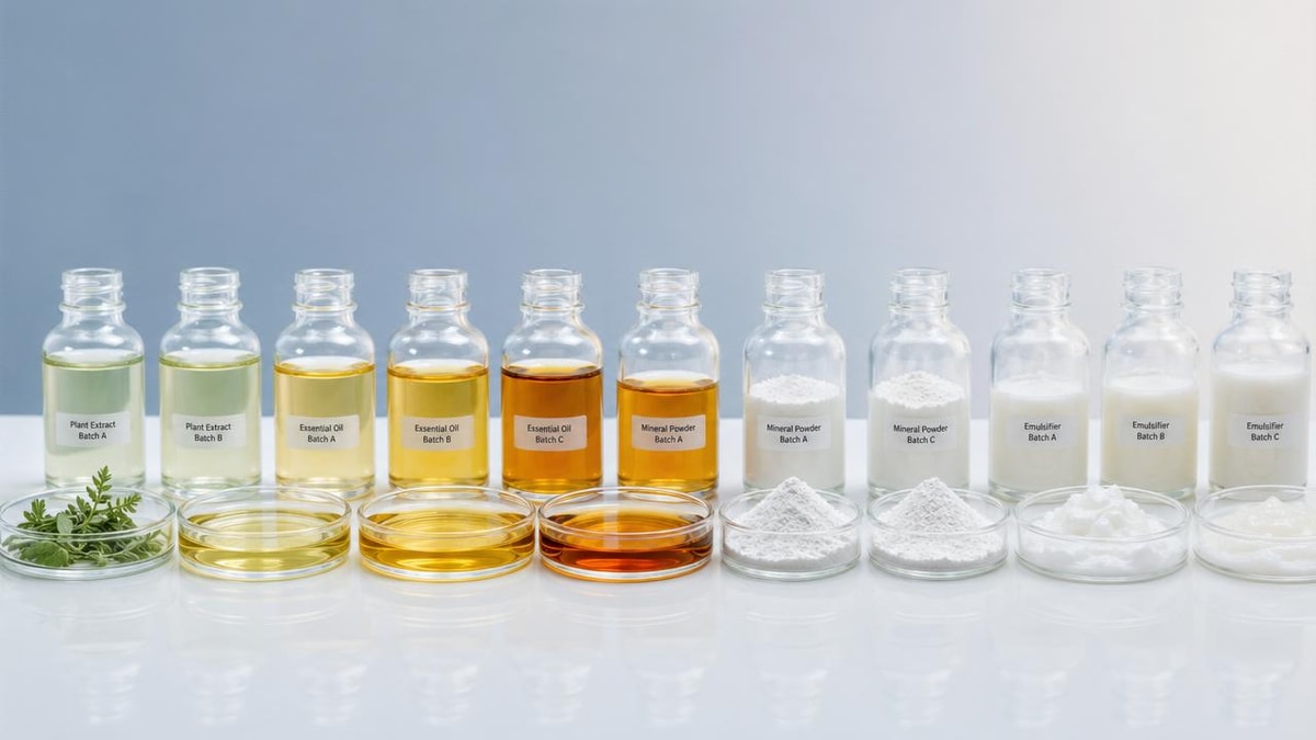 Cosmetic raw materials bulk: what causes shade variation