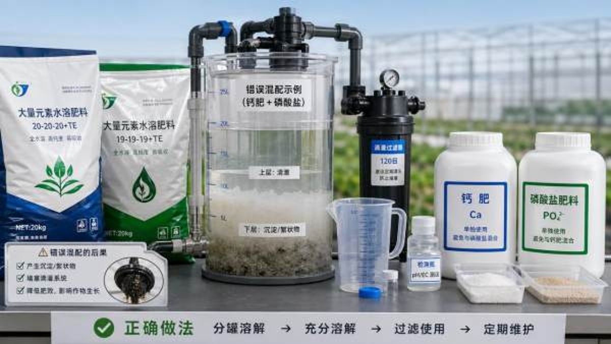Water soluble fertilizers bulk: common mixing mistakes in use