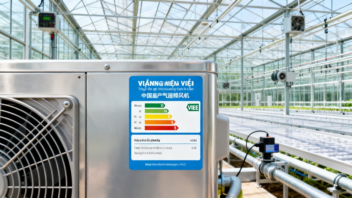 Vietnam Enforces Smart Greenhouse Energy Labeling for Chinese Climate Control Exports