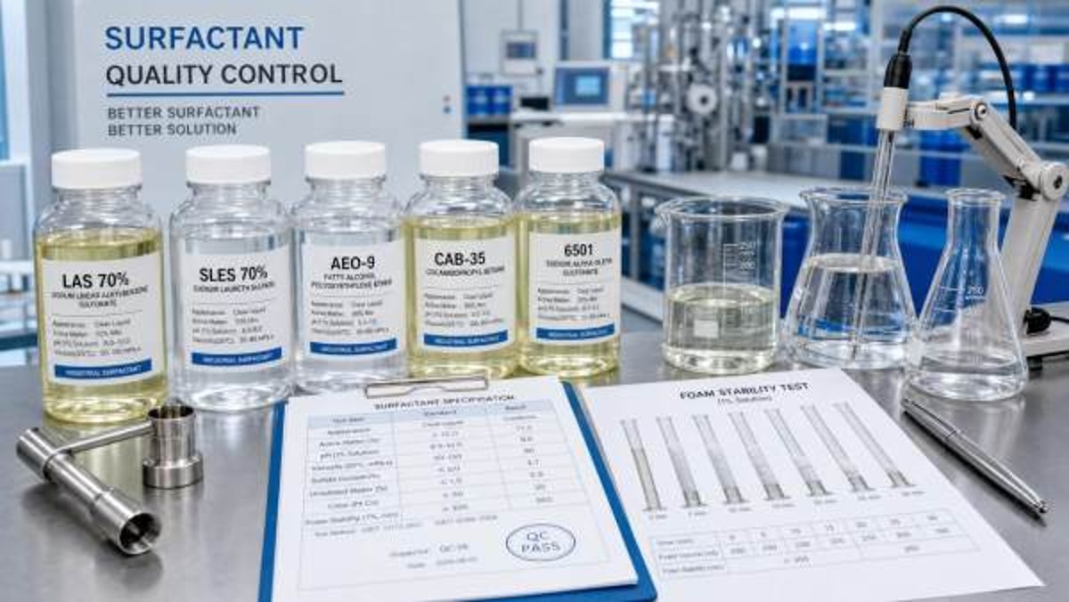 Industrial surfactants wholesale: the spec sheet details that matter