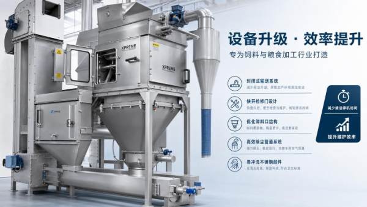 Feed and Grain equipment upgrades that shorten cleaning downtime