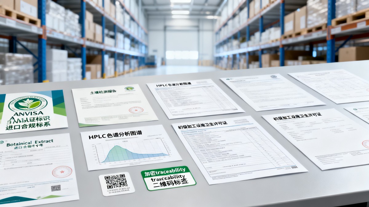 ANVISA Mandates Two-Tier Traceability for Botanical Extracts Imports to Brazil