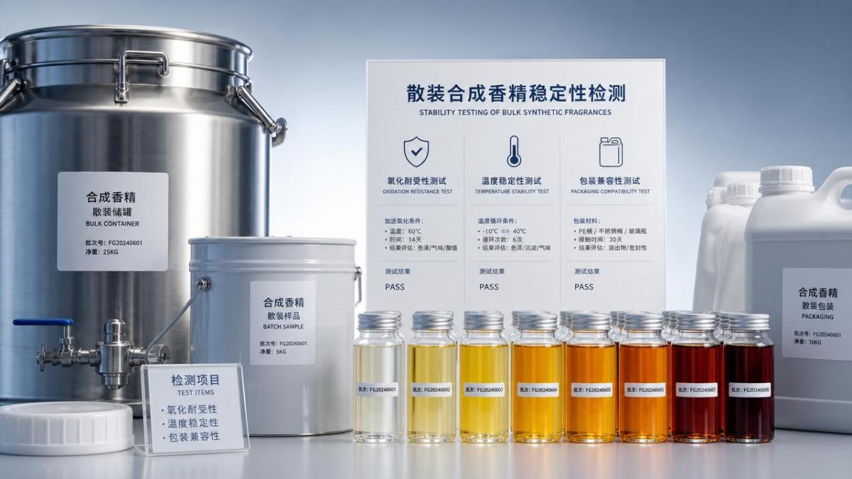 Synthetic Fragrances in Bulk: Stability Problems to Check Early