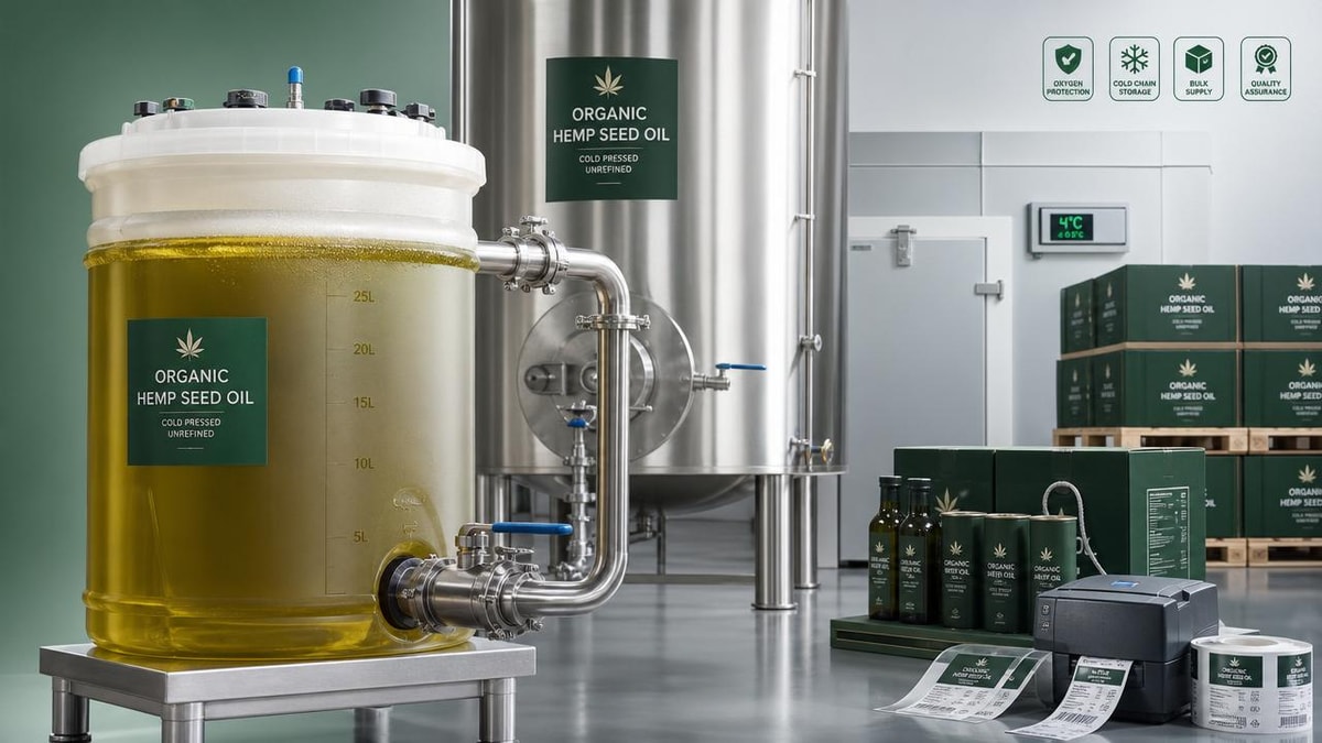 Organic Hemp Seed Oil Bulk: What Shortens Shelf Life Fast?