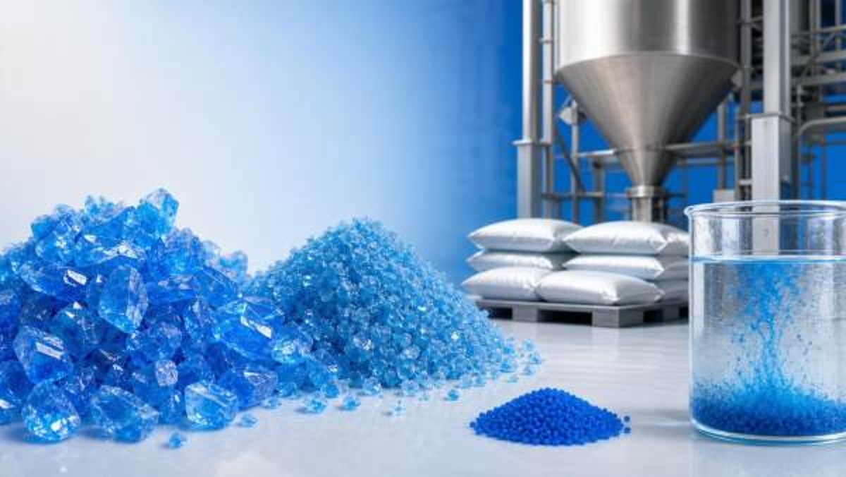 Wholesale Copper Sulfate: Crystal Form Can Change Handling